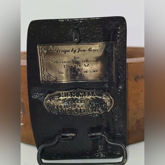 Rio Grande Southern Railroad Ophir Loop Limited Bronze Belt Buckle (RARE) - Picture 3 of 9